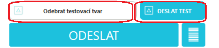 vygenerovat test rez